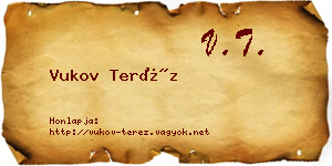 Vukov Teréz névjegykártya