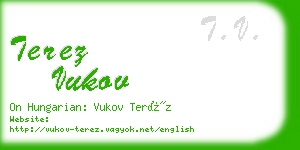 terez vukov business card